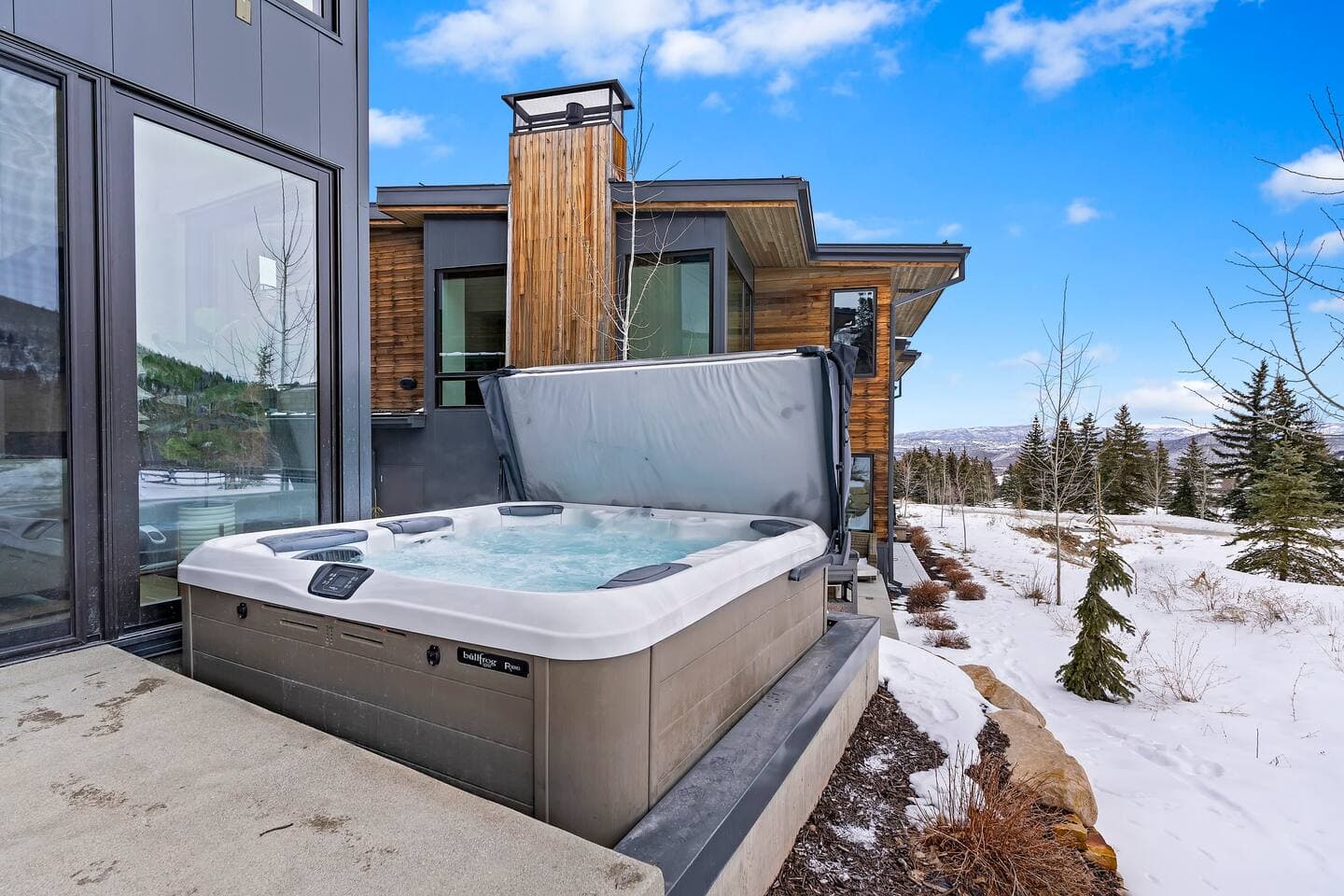 Incredible views from the hot tub.