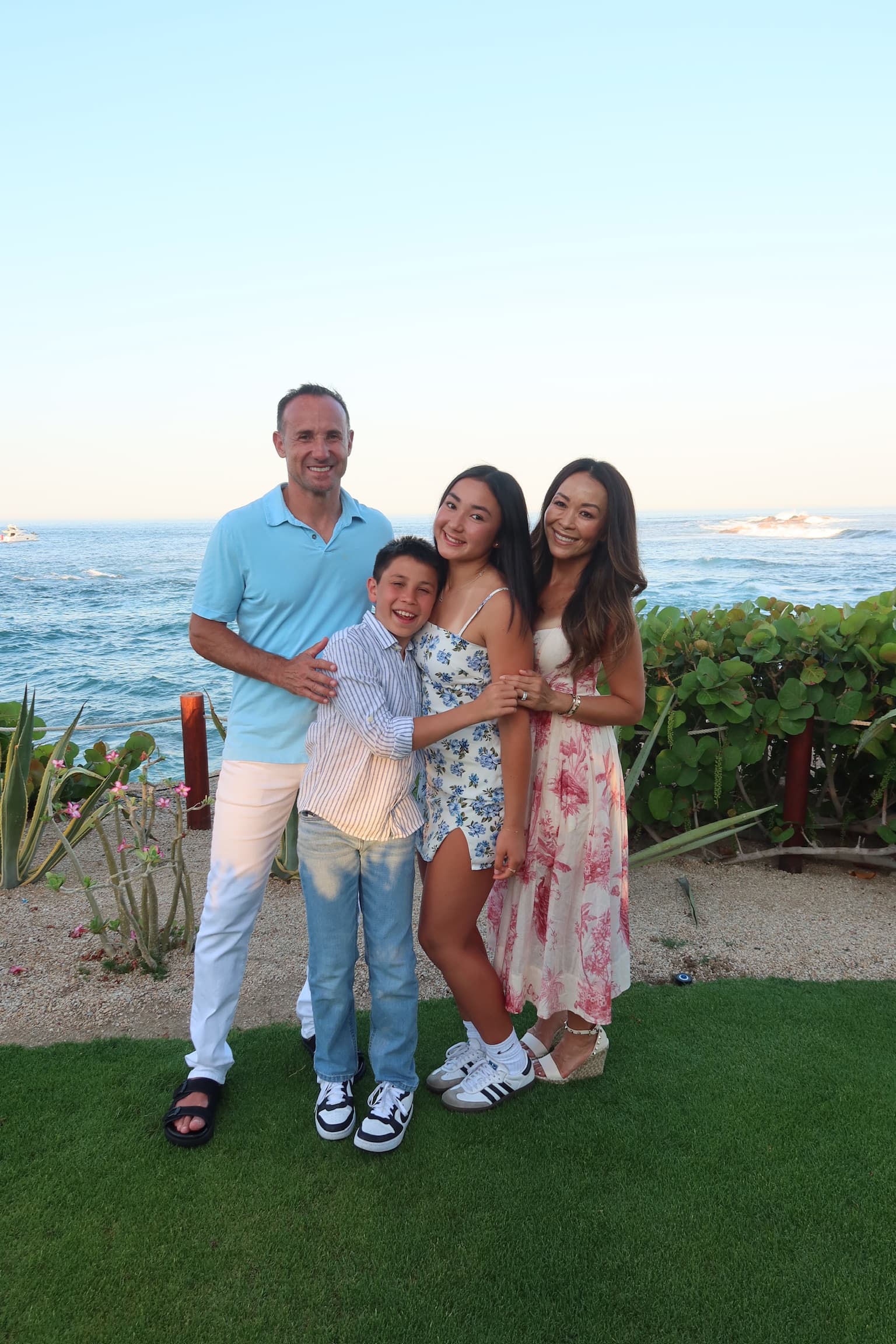 Thien and Gary with their family